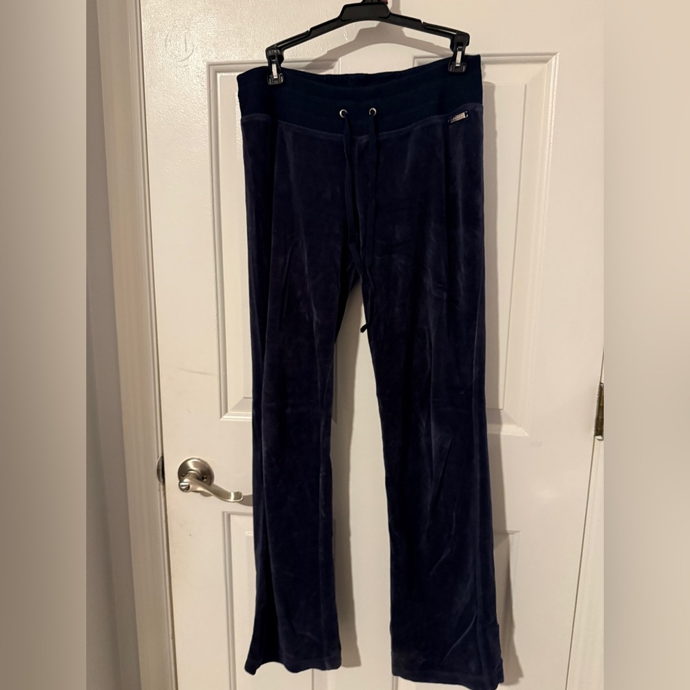 Calvin Klein Low Rise Navy Blue Track Pants